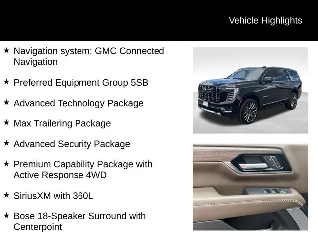 Used 2026 Onyx Black GMC Denali Ultimate image 7