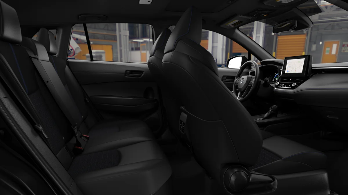 New 2026 Wind Chill Pearl with Jet Black roof Toyota Hybrid SE image 21