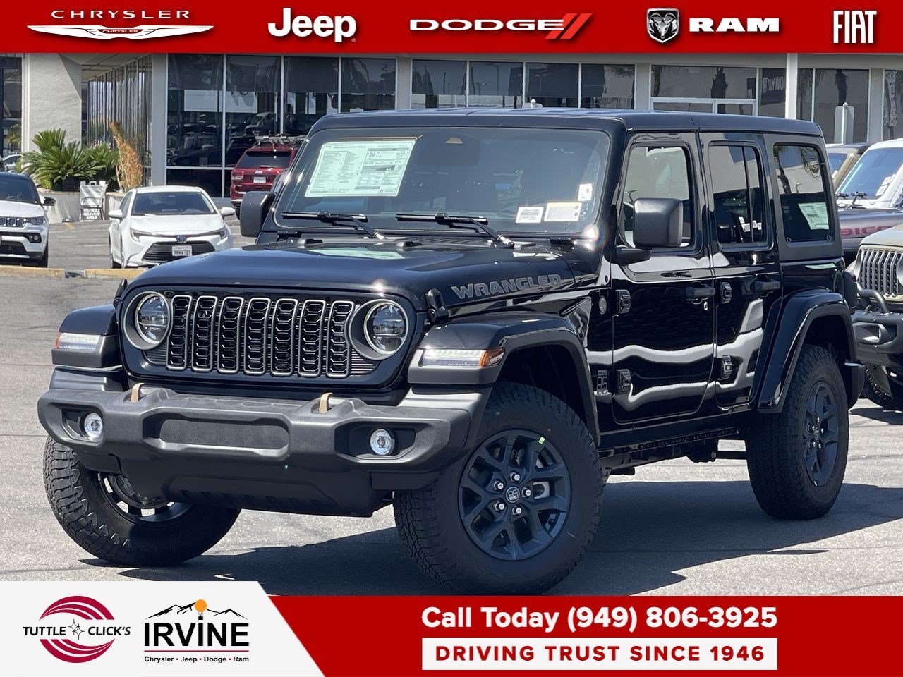 New 2026 Black Clearcoat Jeep 85th Anniversary image 1