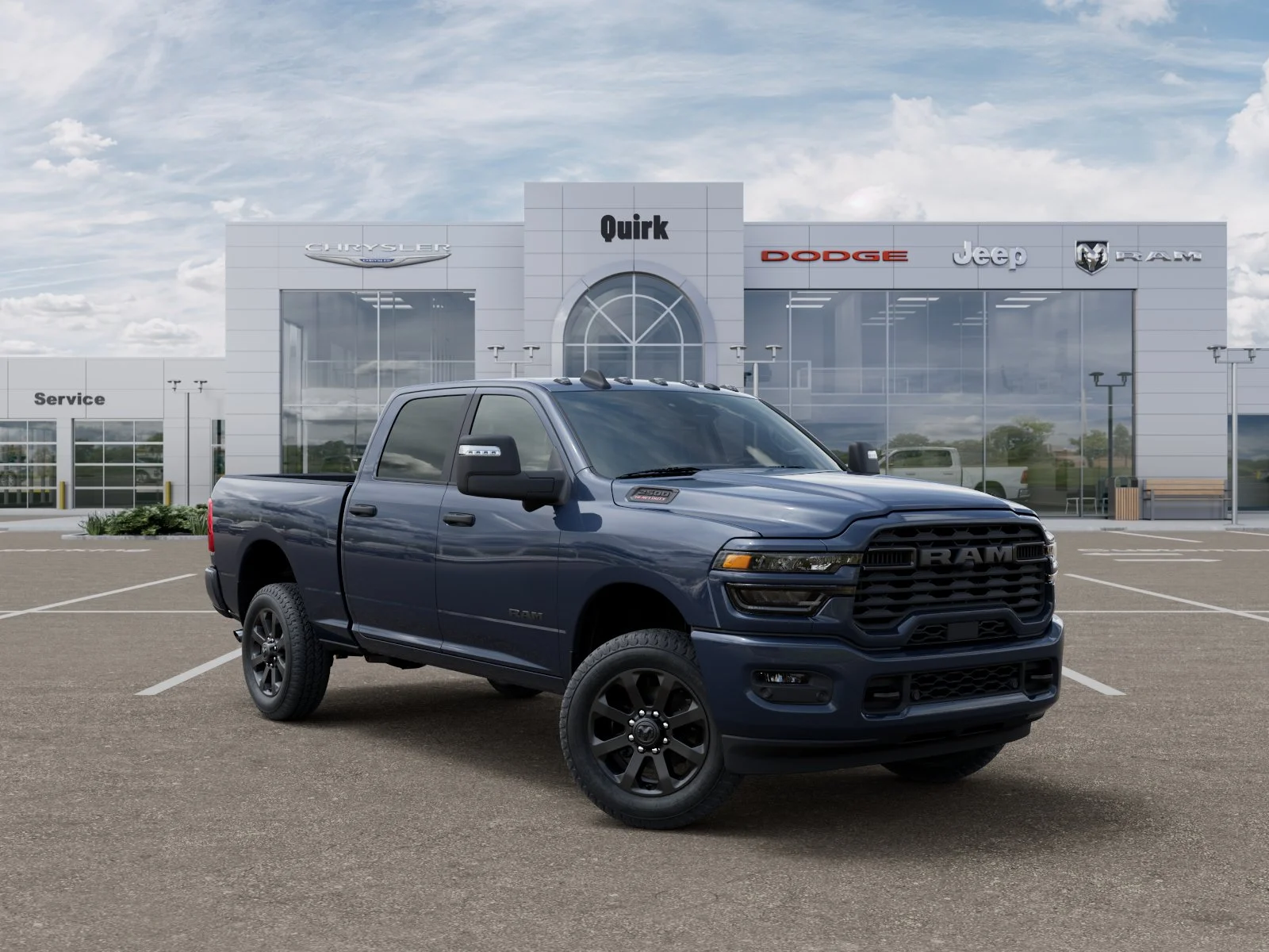 New 2026 Forged Blue Metallic Exterior Paint RAM Big Horn image 31