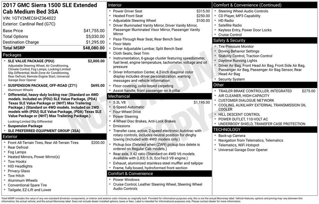 2017 GMC Sierra 4WD Double Cab Standard Box SLE's photo