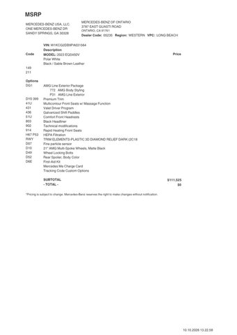 2023 Mercedes-Benz EQS 450+