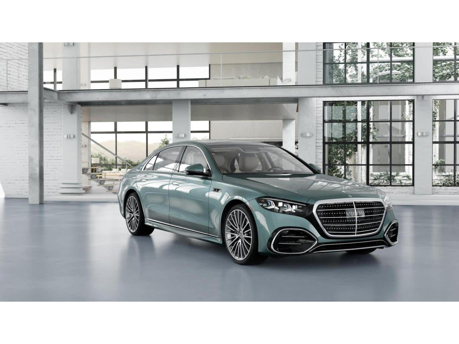 New 2027 Verde Silver Metallic Mercedes-Benz S 500 image 9