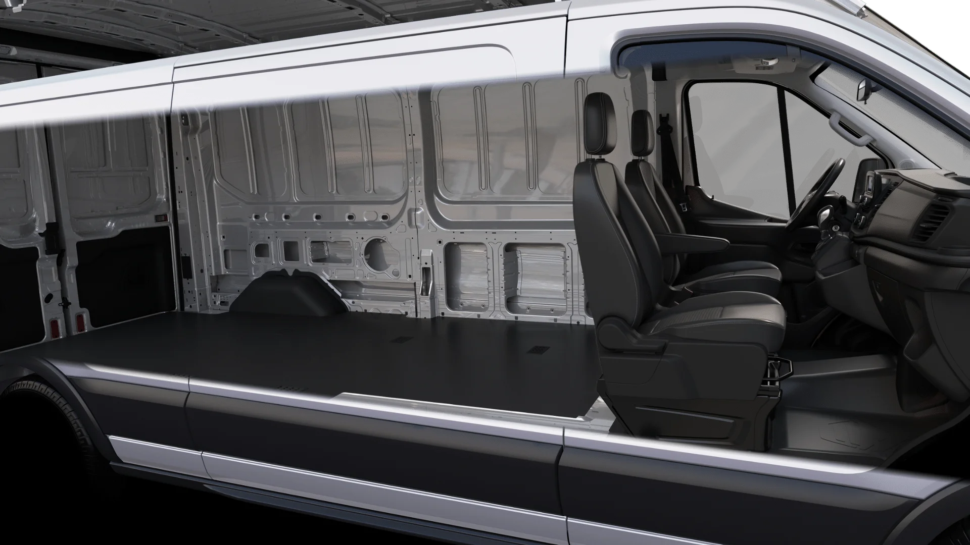 New 2025 Oxford White Ford Cargo Van image 29