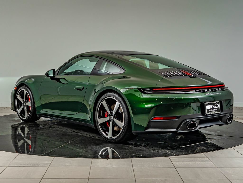 New 2026 Oak Green Metallic Neo Porsche Carrera 4S image 3