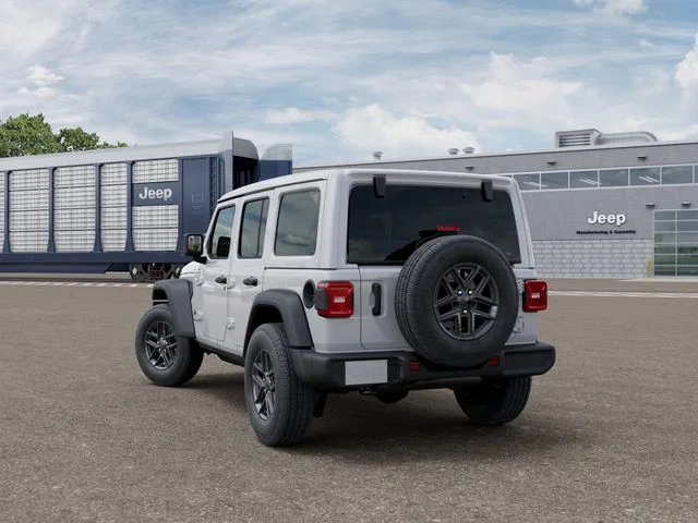 New 2026 Bright White Clear-Coat Exterior Paint Jeep Sport S image 3