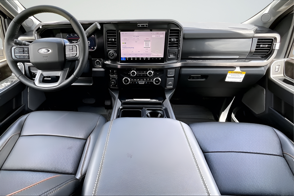 New 2026 Star White Metallic Tri-Coat Ford Lariat image 6
