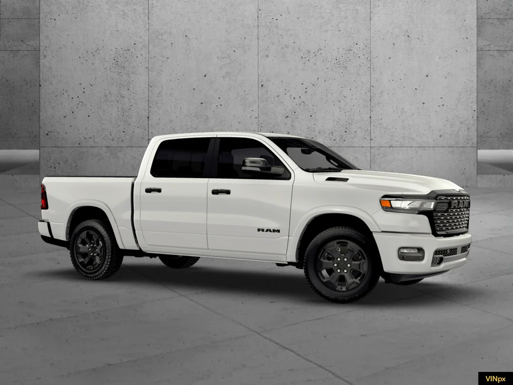 New 2026 Bright White Clear-Coat Exterior Paint RAM Big Horn/Lone Star image 7