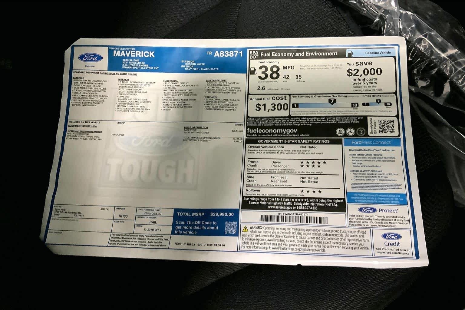 New 2026 Oxford White Ford XL image 21