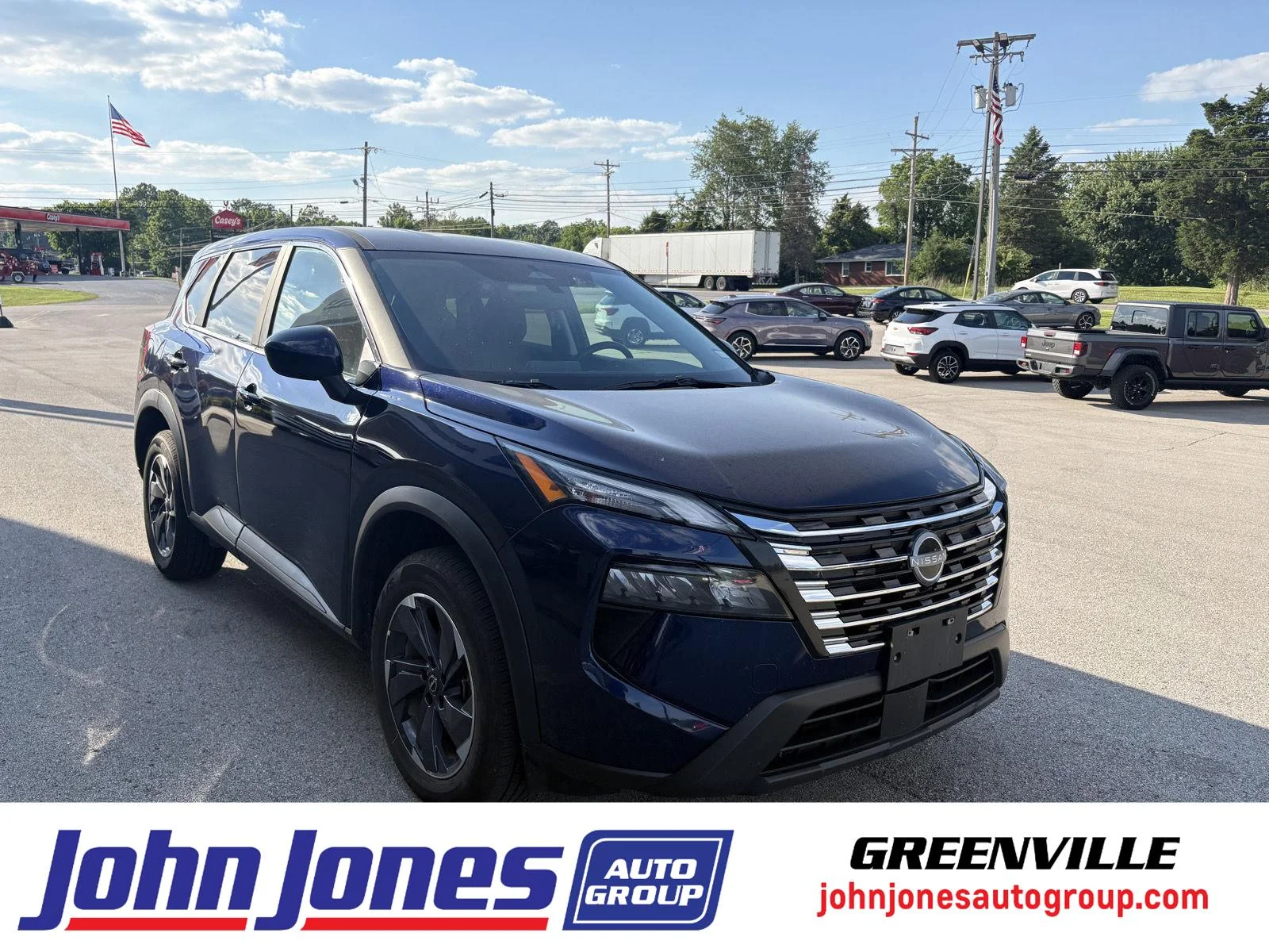 Used 2025 Deep Ocean Blue Pearl Nissan SV image 1