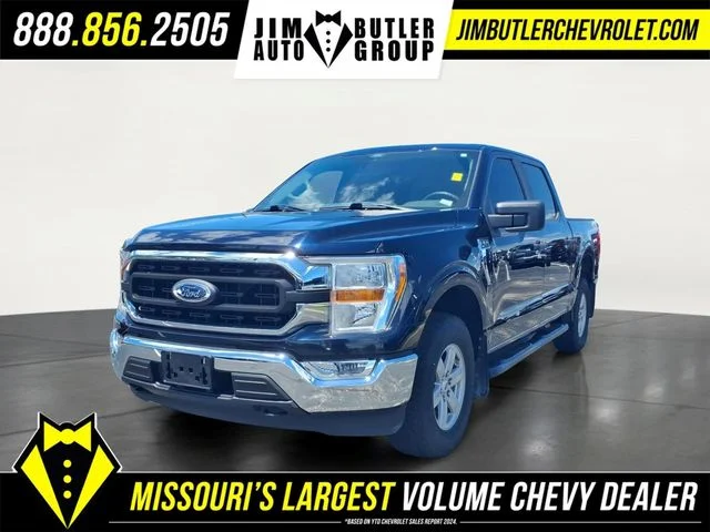 Certified Used 2021 Blue Ford  image 1
