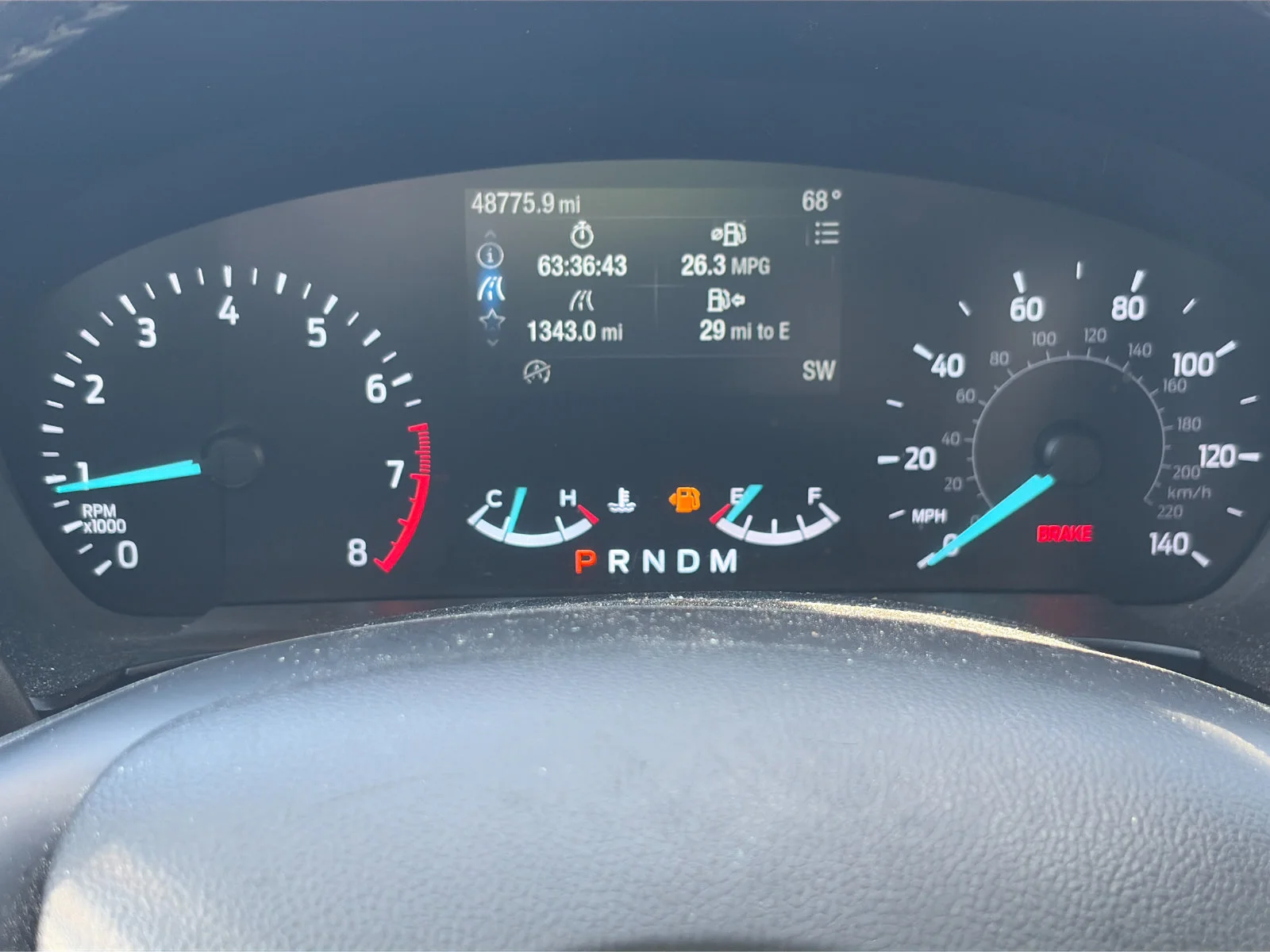 Used 2020 White Metallic Ford SEL image 24