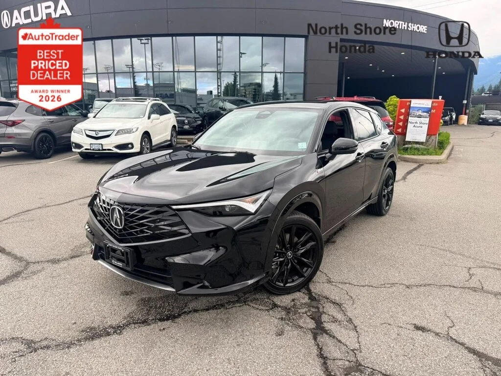 Used 2025 Crystal Black Pearl Acura Platinum Elite A-Spec Certified Pre-Owned   One Ow image 1