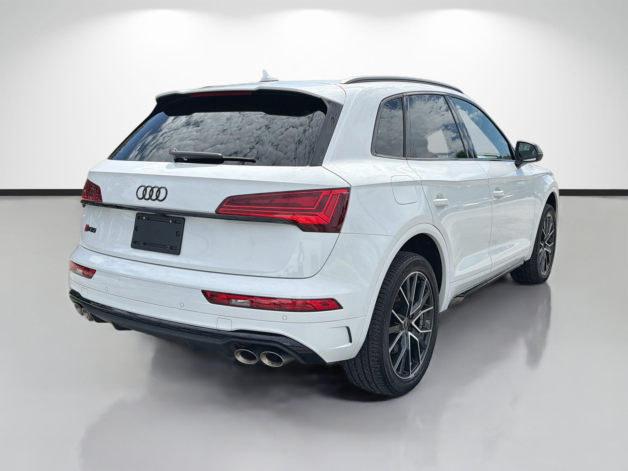 Used 2023 Glacier White Metallic Audi Premium Plus image 3