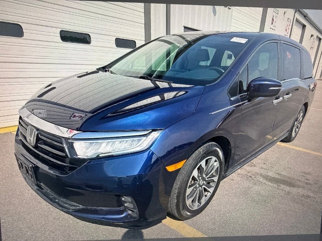 Used 2021 Blue Honda EX-L image 1