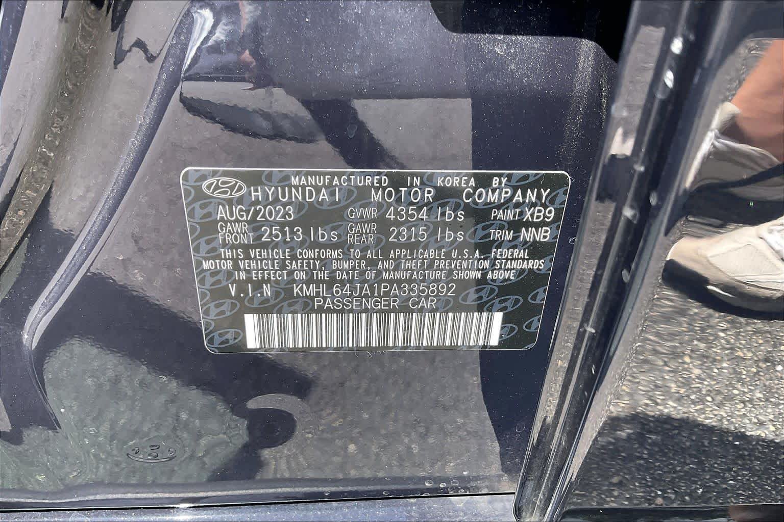 Used 2023 Carbon Blue Hyundai SEL image 30