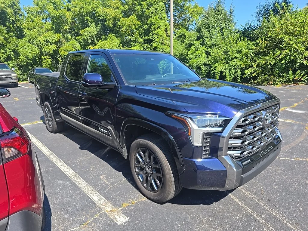Used 2025 Blue Toyota Platinum image 2