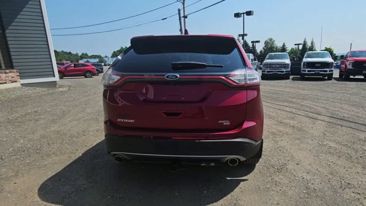 Used 2017 Ruby Red Metallic Tinted Clearcoat Ford SEL image 7