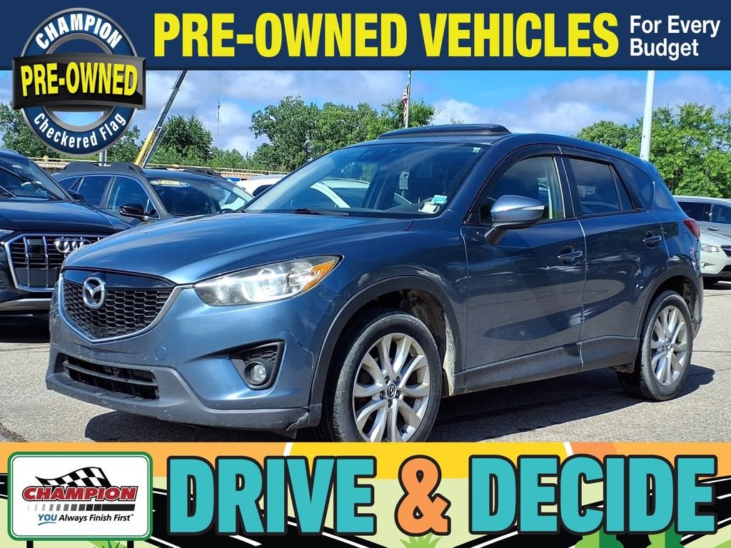 Used 2015 Blue Mazda Grand Touring image 1
