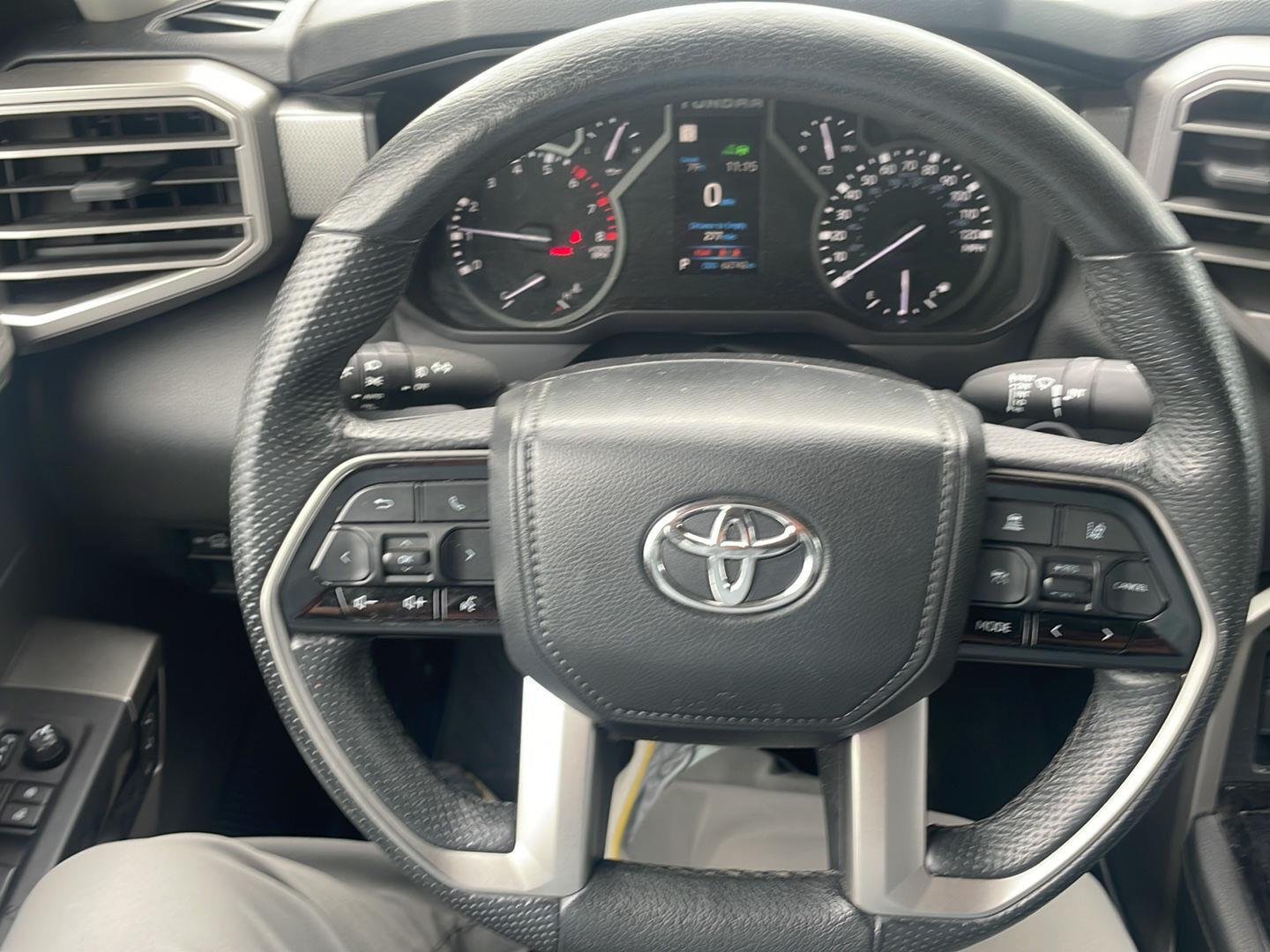 Used 2023 Midnight Black Metallic Toyota Limited image 7