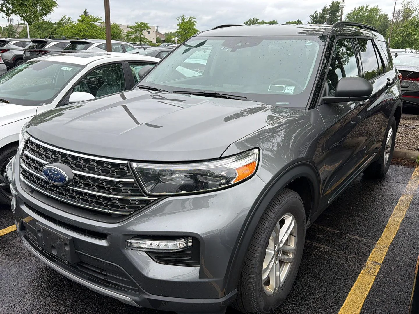 Used 2023 Carbonized Gray Ford XLT image 3