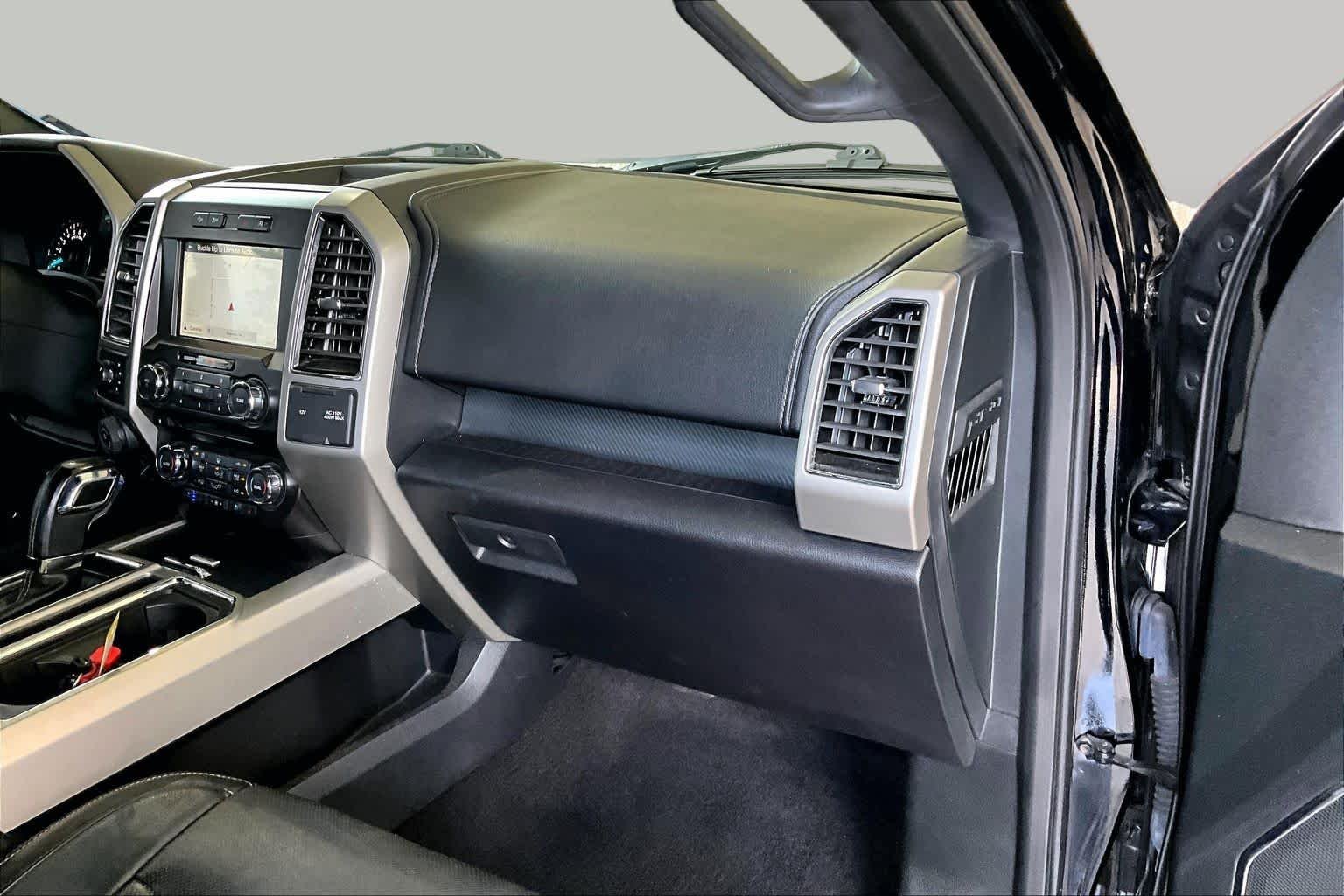 Used 2018 Shadow Black Ford LARIAT image 19
