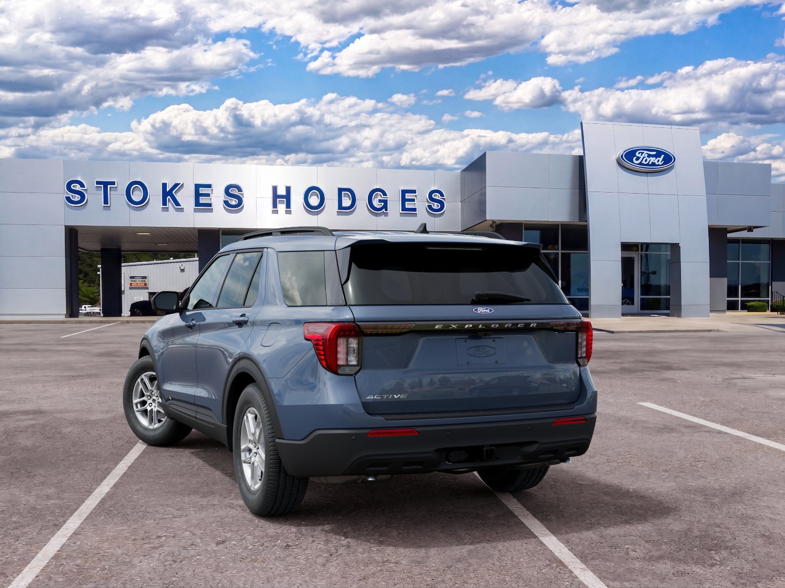 New 2027 Vapor Blue Metallic Ford Active image 4