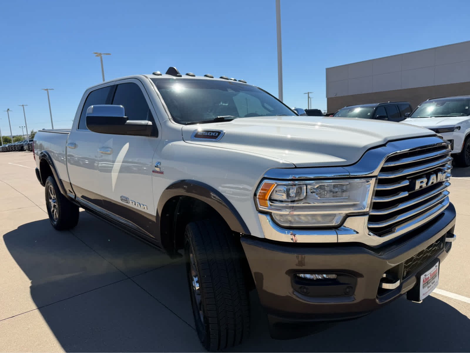 Used 2022 Pearl White Ram Longhorn image 4