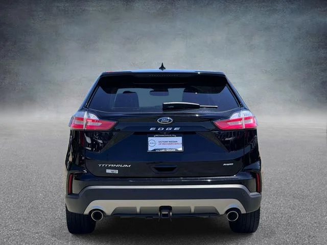 Used 2022 Black Ford Titanium image 3
