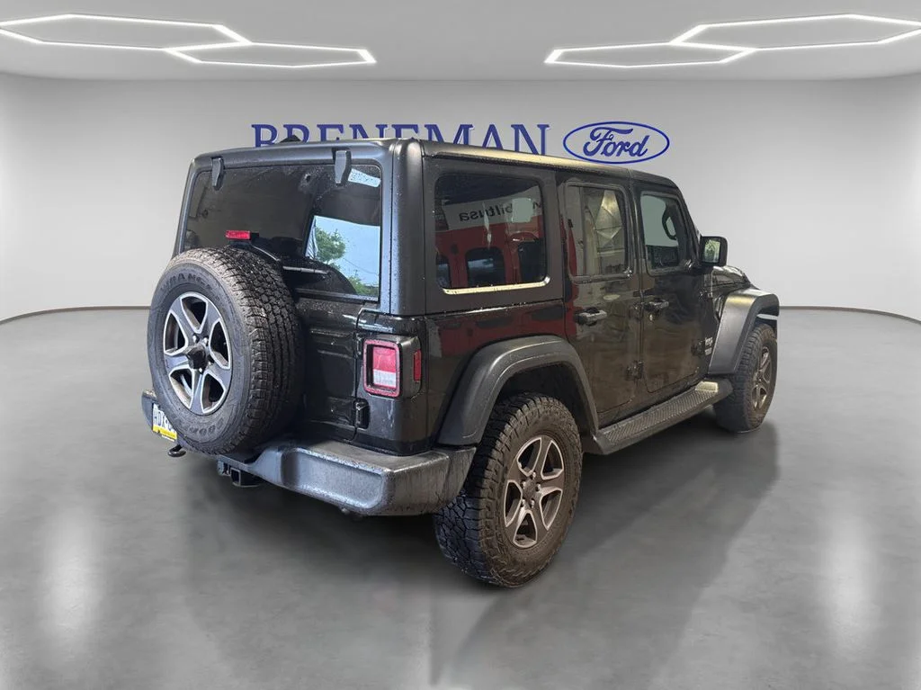 Certified Used 2018 Black Clearcoat Jeep Unlimited Sport S image 6