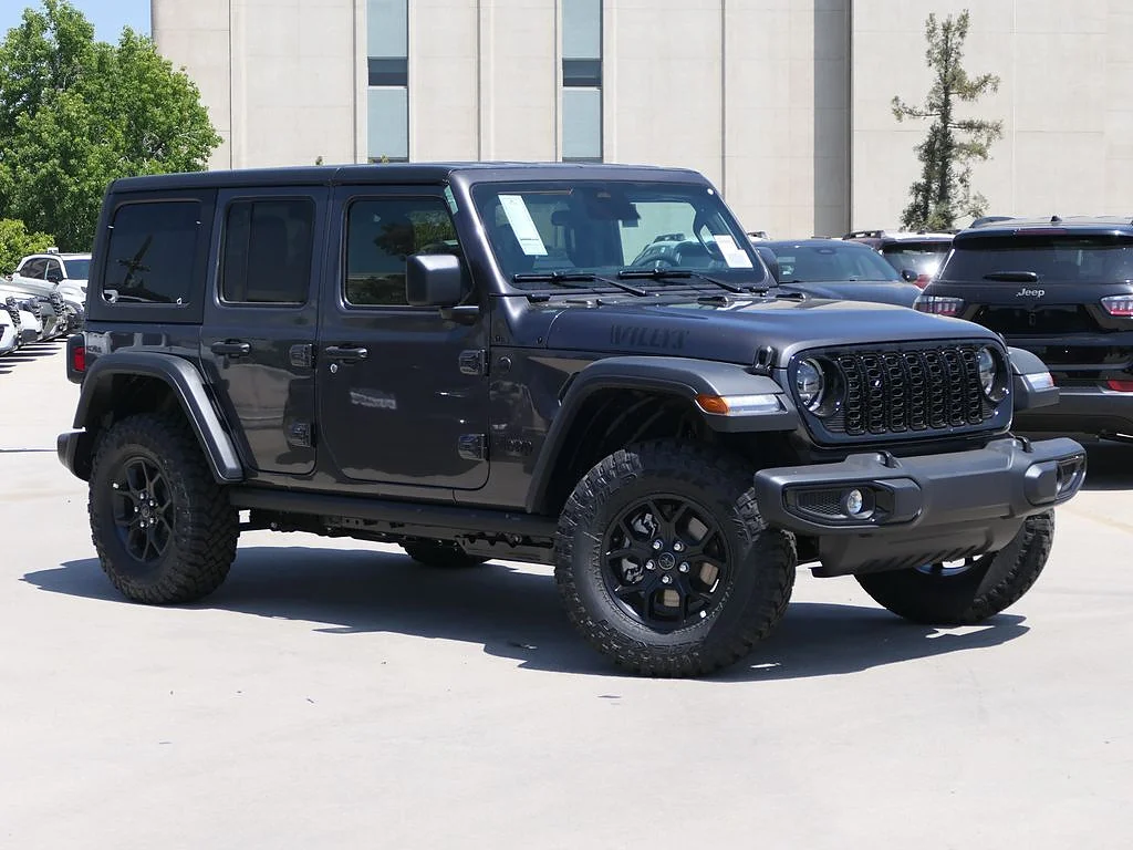 New 2026 Granite Crystal Metallic Clear Coat Jeep 4-Door Willys 4x4 image 1