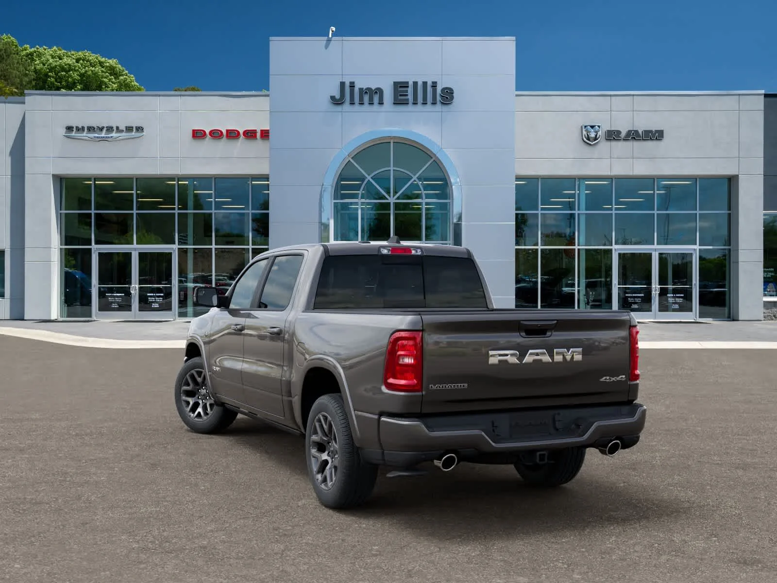 New 2026 Granite Crystal Metallic Clear-Coat Exterior Paint RAM Laramie image 3