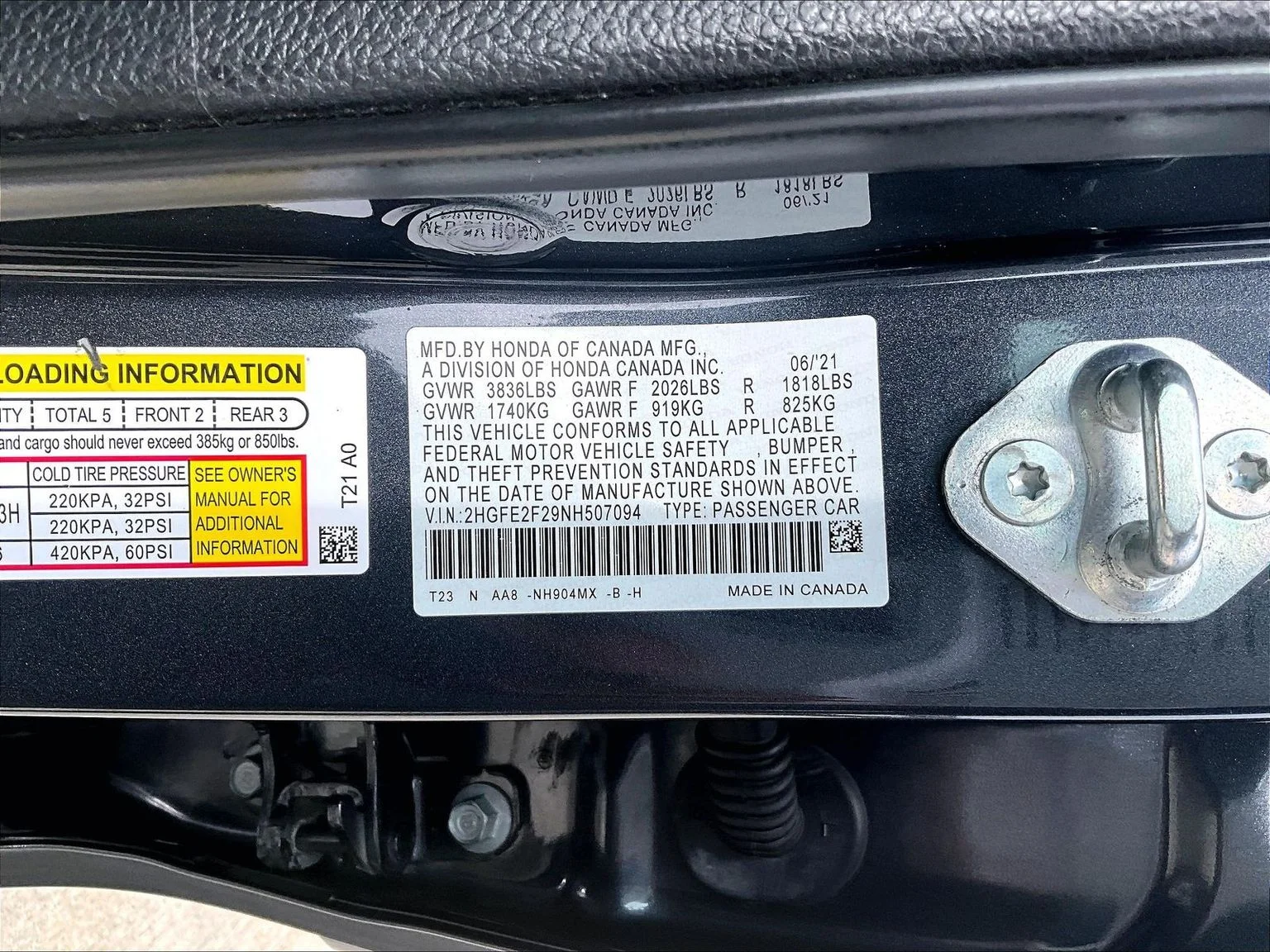 Used 2022 Gray Honda LX image 34