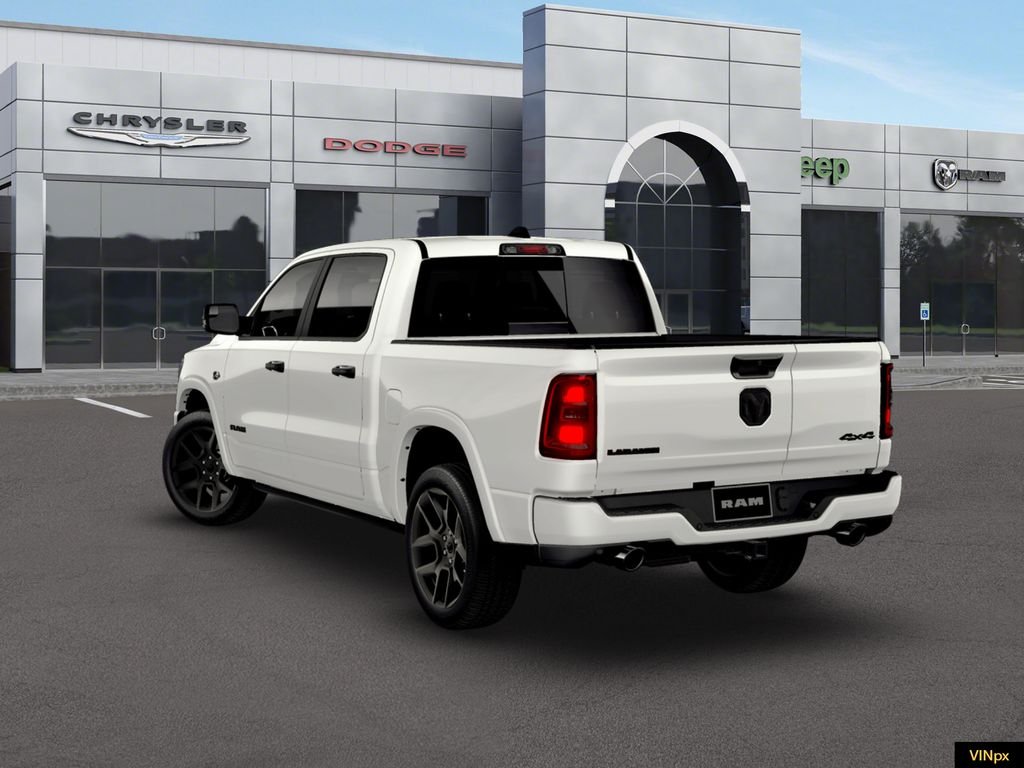 New 2026 Bright White Clear-Coat Exterior Paint RAM Laramie image 3