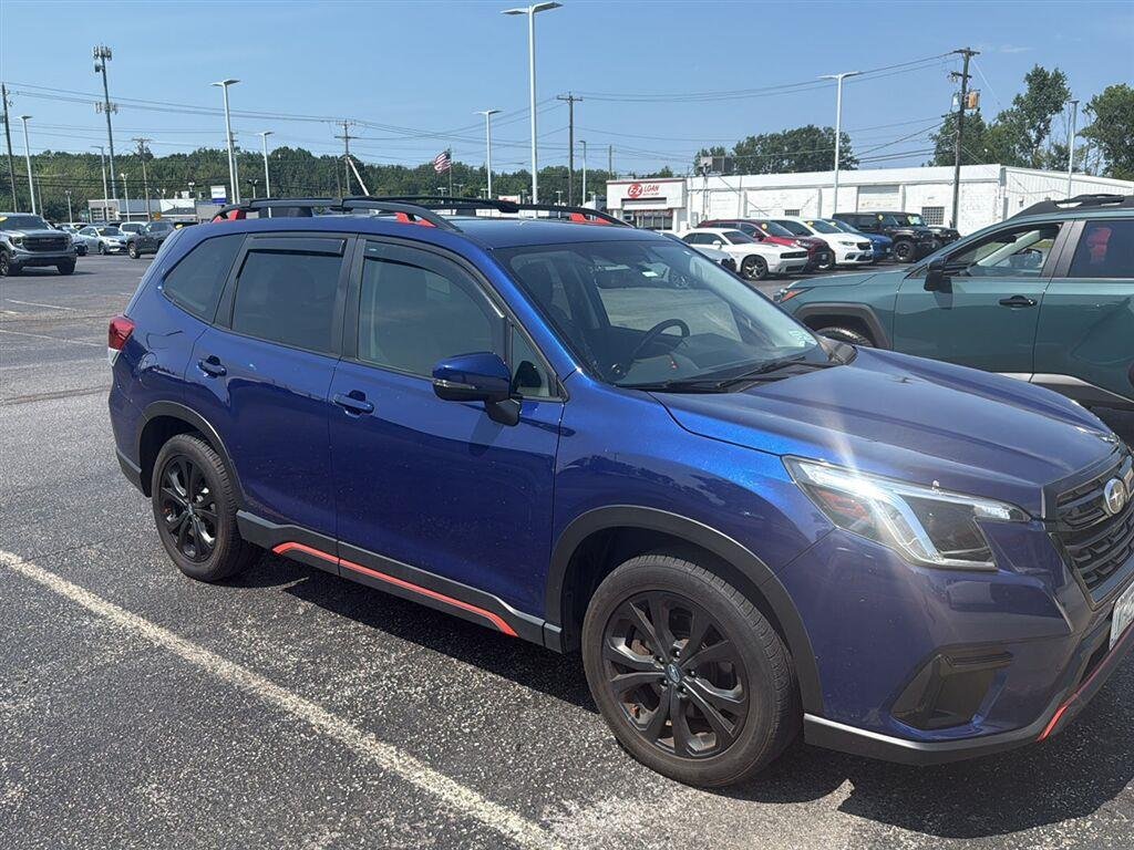 Used 2023 Sapphire Blue Pearl Subaru Sport image 3