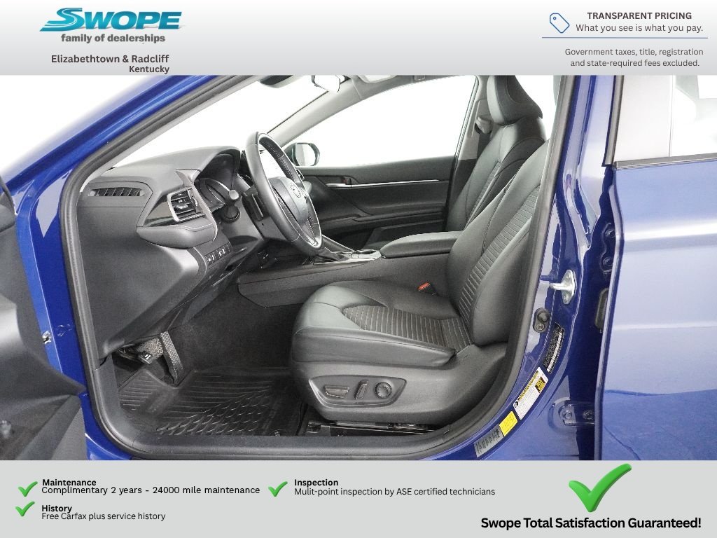 Used 2023 Reservoir Blue Toyota SE Nightshade image 12