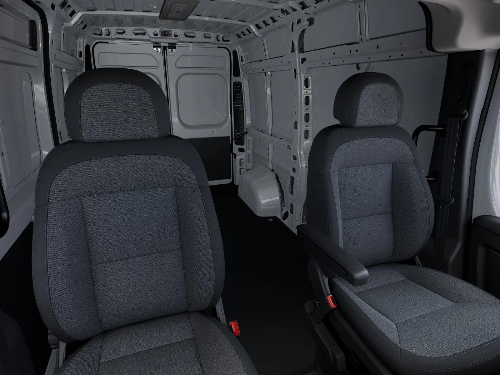New 2025 Bright White Clearcoat RAM High Roof image 36