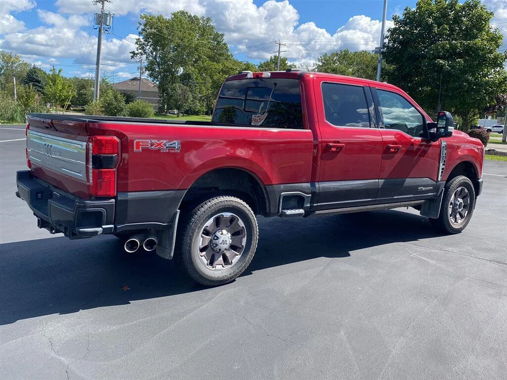 Used 2024 Rapid Red Metallic Tinted Clearcoat Ford King Ranch image 11