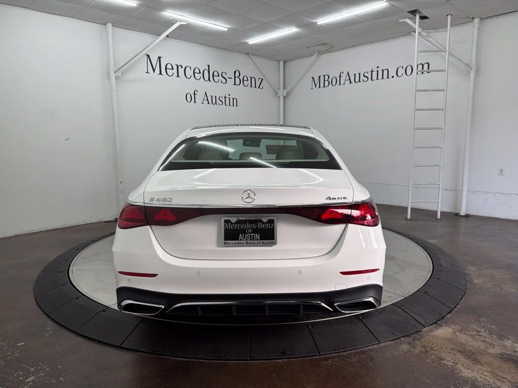 New 2027 White Mercedes-Benz E 450 image 6