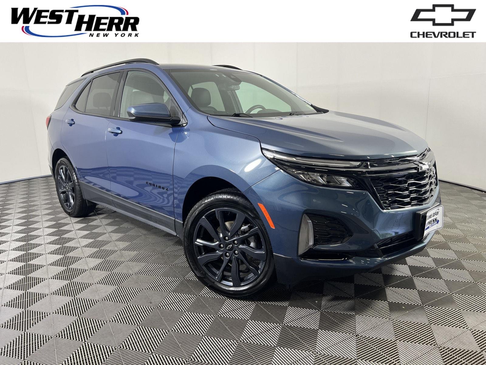 Used 2024 Lakeshore Blue Metallic Chevrolet RS image 1