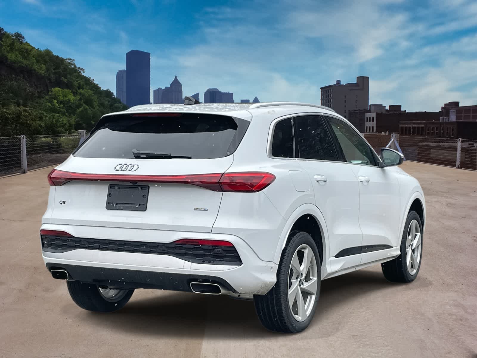 New 2025 Glacier White Metallic Audi Premium Plus image 3