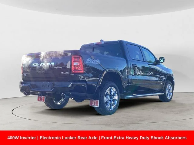 New 2026 Diamond Black Crystal Pearlcoat Ram BIG HORN CREW CAB 4X4 5