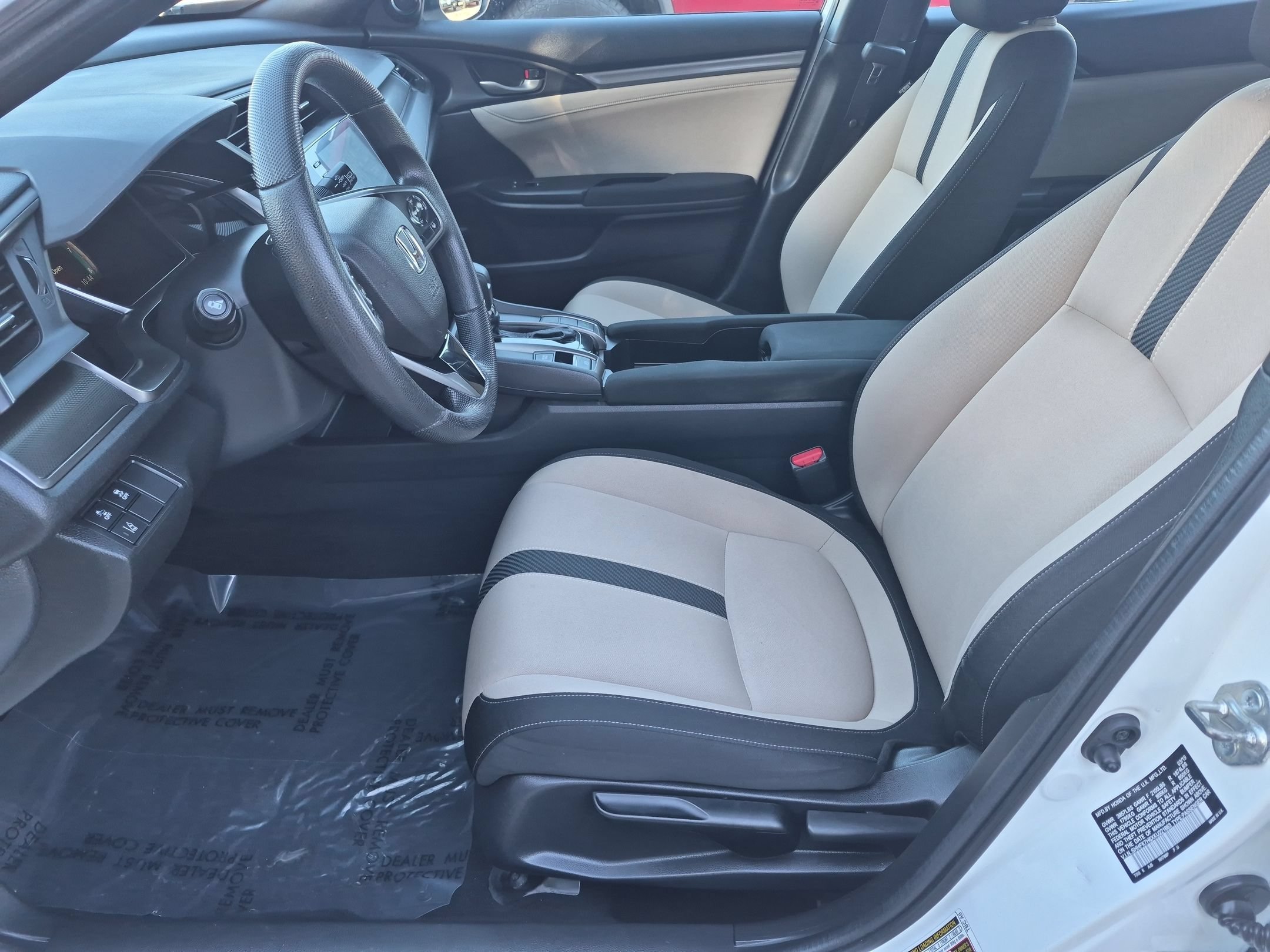 Certified Used 2019 White Orchid Pearl Honda EX Hatchback image 11
