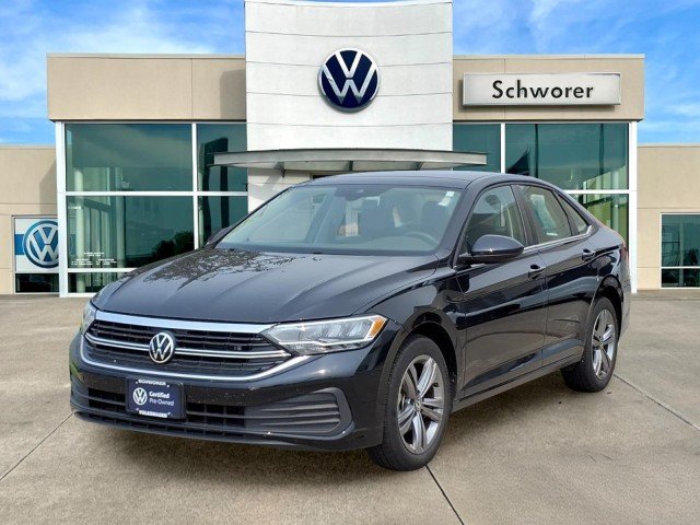 Certified Used 2023 Deep Black Pearl Volkswagen 2023 VOLKSWAGEN JETTA 1.5T SE (A8) 4DR SDN image 1