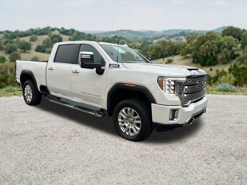 Used 2023 White Frost Tricoat GMC Denali image 1