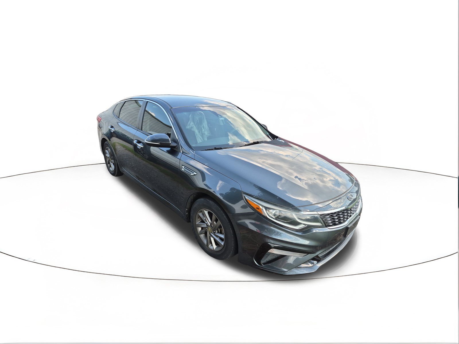Used 2019 Gravity Grey Kia LX image 1