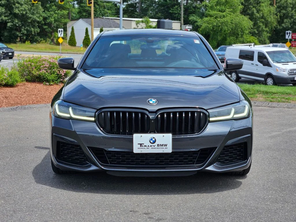 Certified Used 2023 Dark Graphite Metallic BMW M550i xDrive image 2