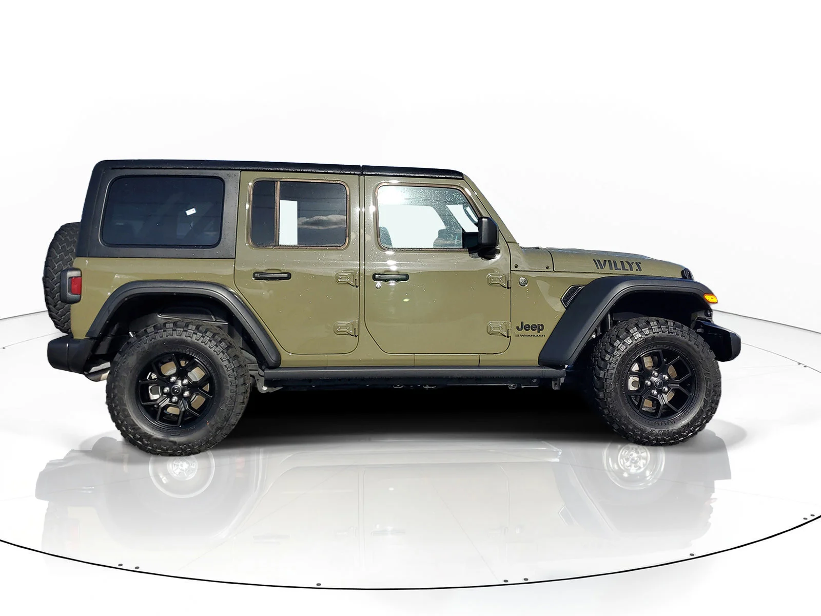 Certified Used 2025 Green Jeep Willys image 2