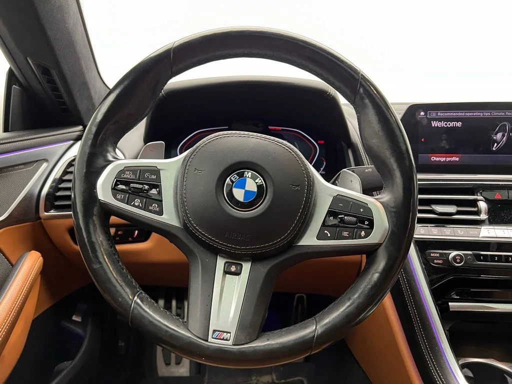 Certified Used 2022 Mineral White Metallic BMW 840 image 17