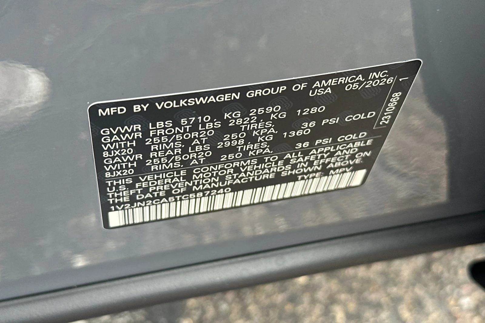 New 2026 Gray Volkswagen 2.0T SE w/Technology image 24